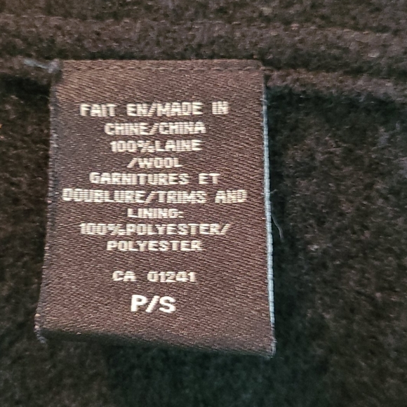 CONTEMPORAINE Petite Blazer Jacket Black White Wool Size Medium - Picture 8 of 8